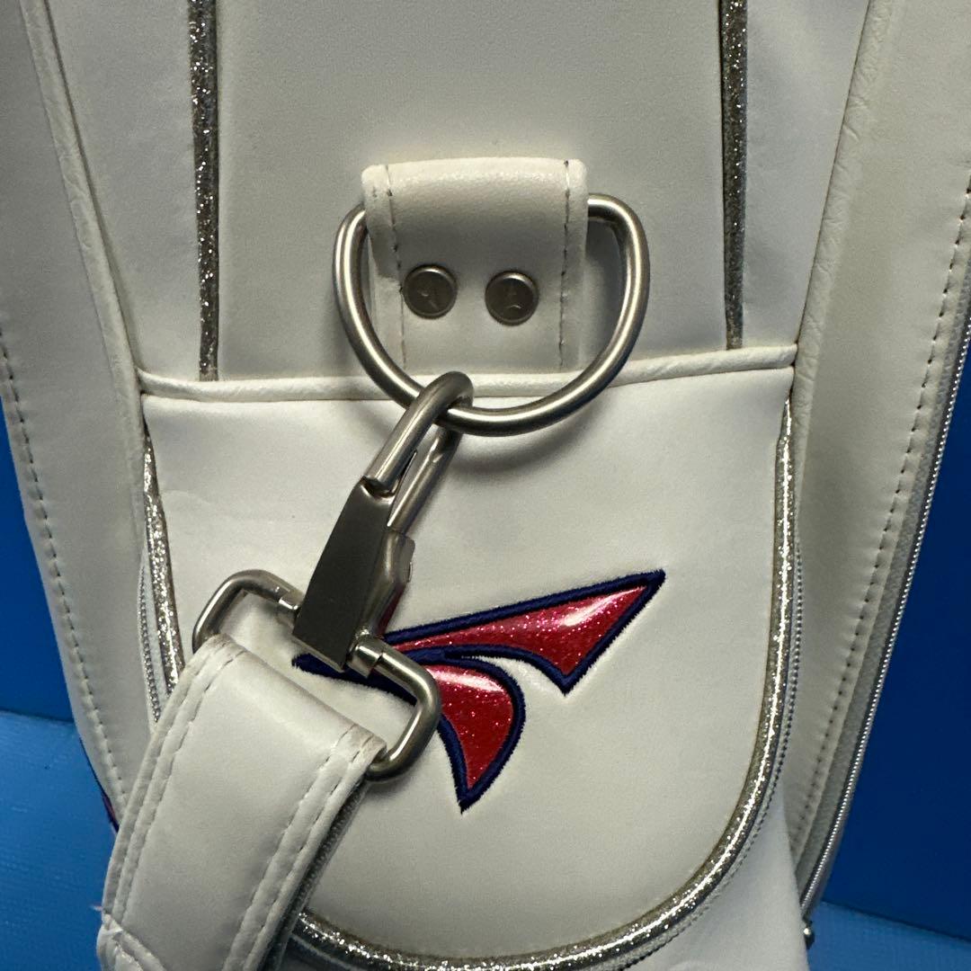 TourStage キャディバッグ ホワイト 星柄・レディース