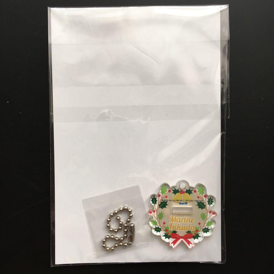 つばきファクトリー 福田真琳 アクリルスタンドキーホルダー キャメリアXmas