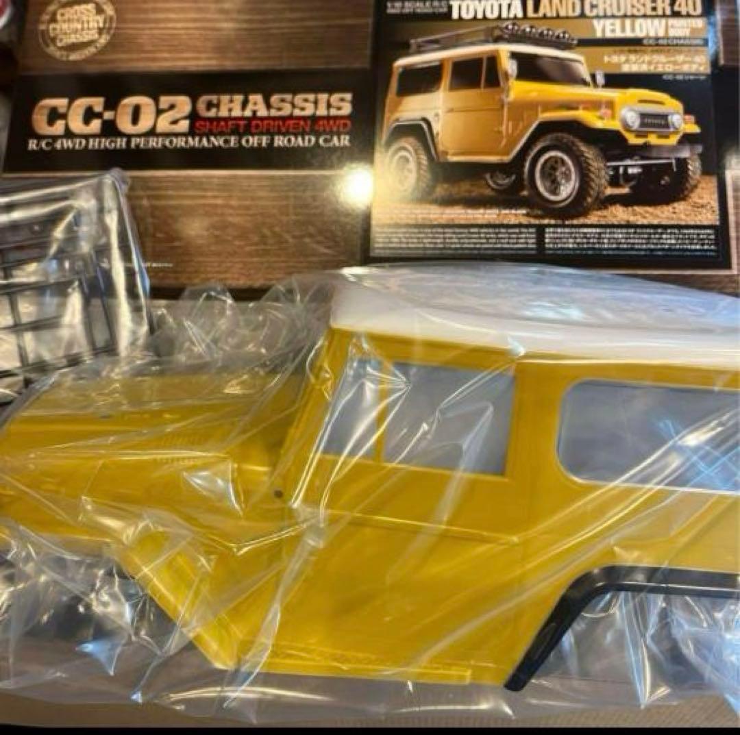 タミヤ 1/10RC トヨタ ランドクルーザー 40 塗装済 CC-02シャーシ