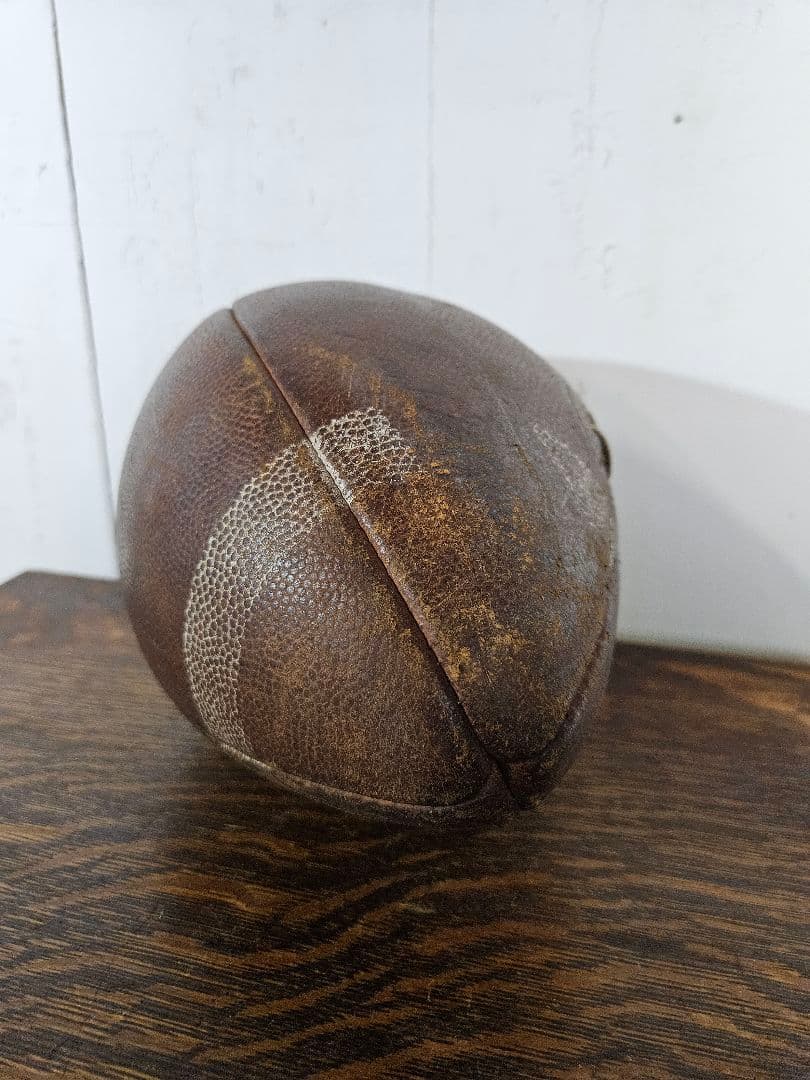 USA Vintage Wilson レザー 本革製 フットボール ウィルソン