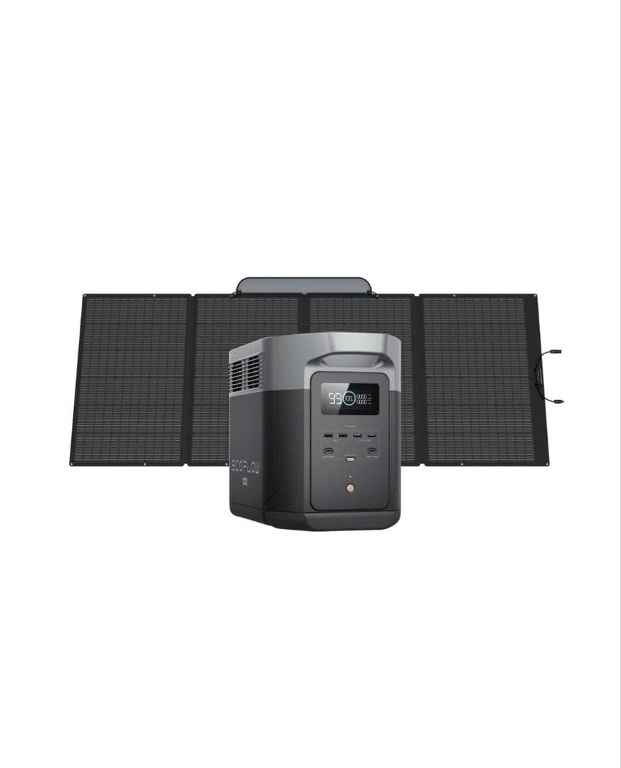 ECOFLOW DELTA 2 Max + 400Wソーラーパネル