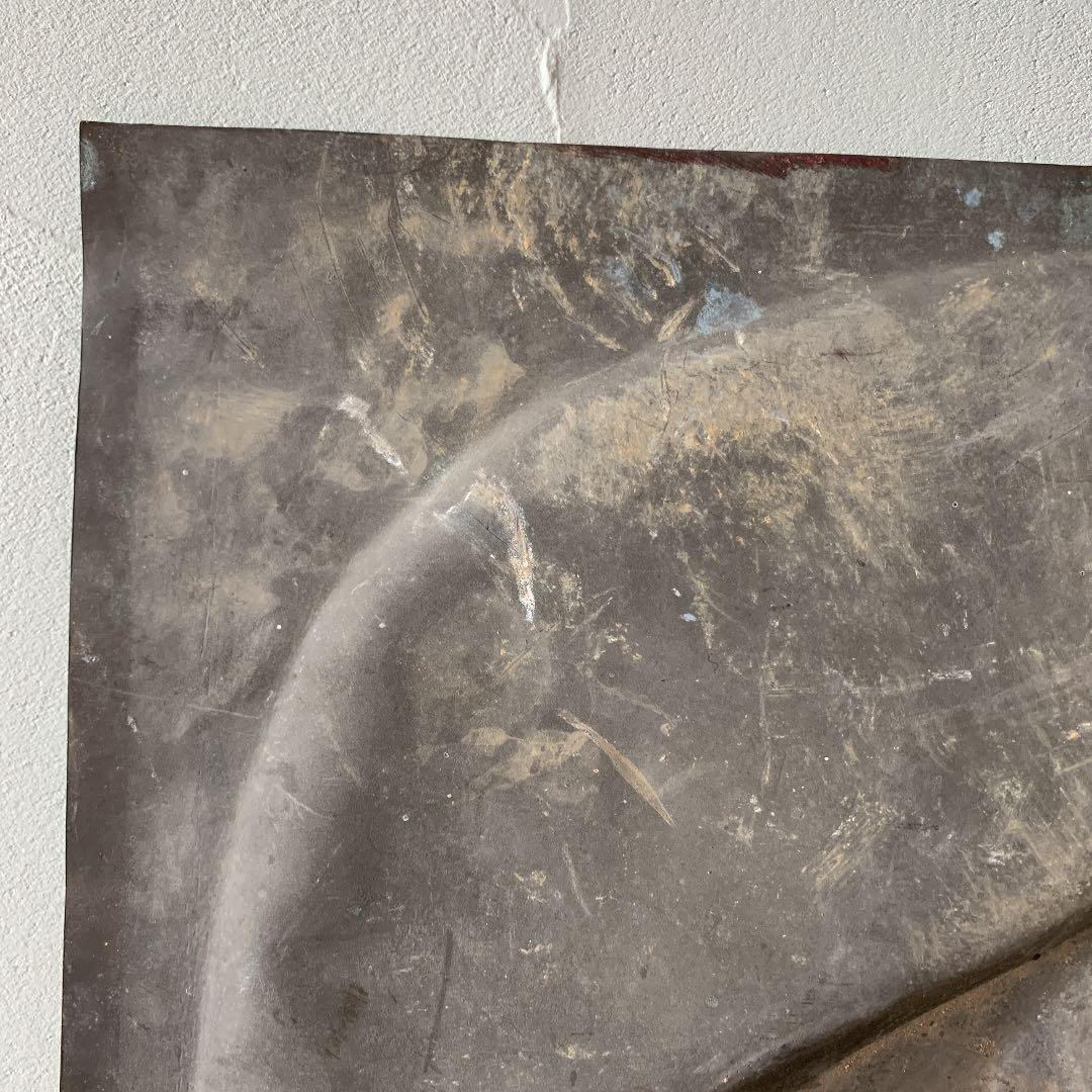 ブロンズ　レリーフ　聖母子像　マリア　キリスト　古道具　ブロカント