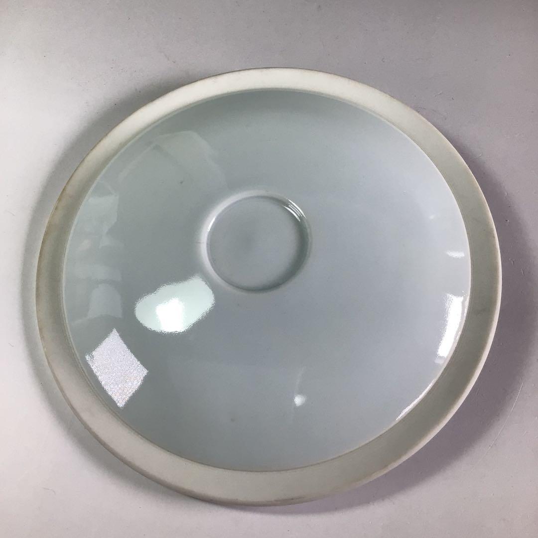 Ｒ５０６　水指　『平安　祥堂造』『染付山水風景文』『一重口水指』　木箱　茶道具