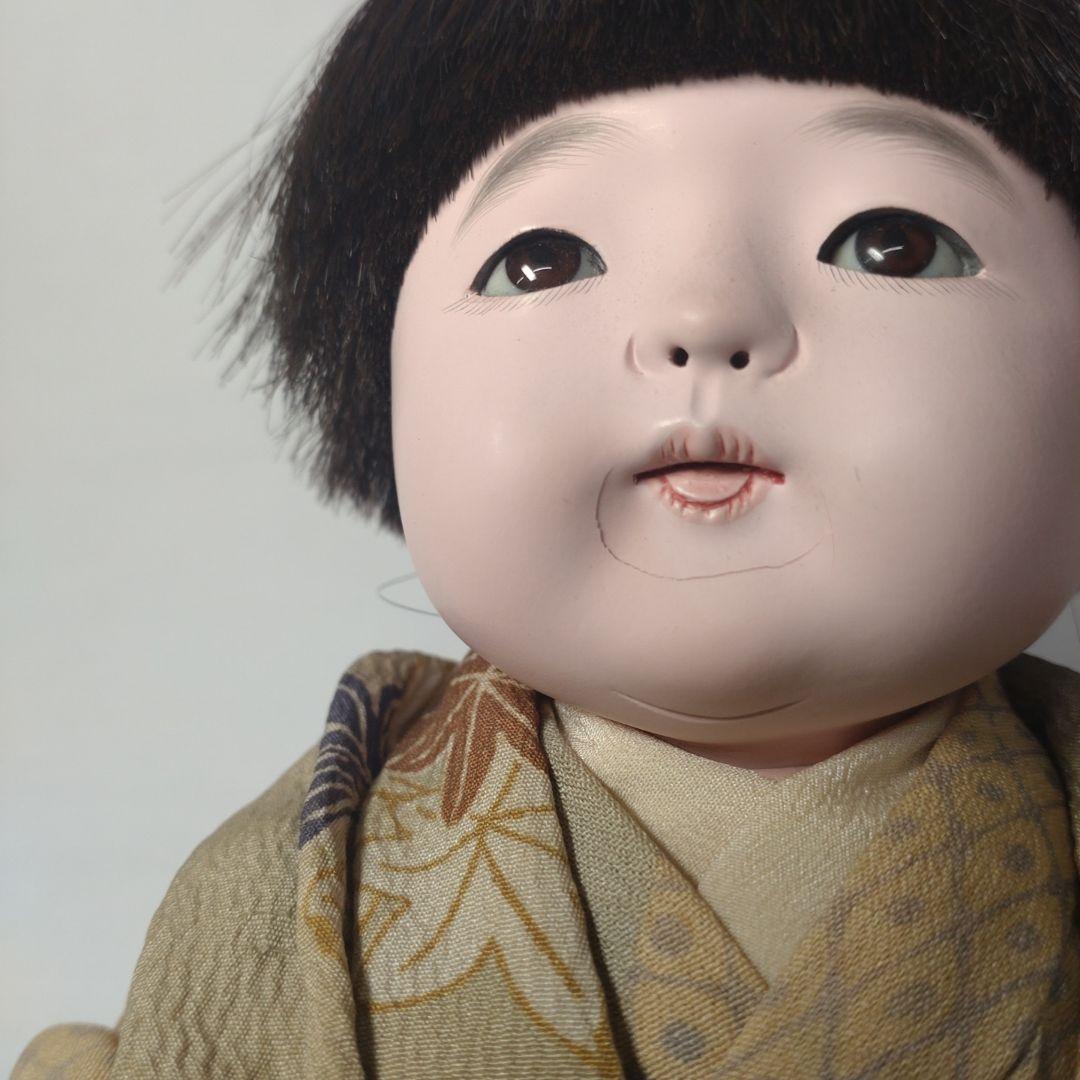 幼人形古布一対・松乾斎東光作