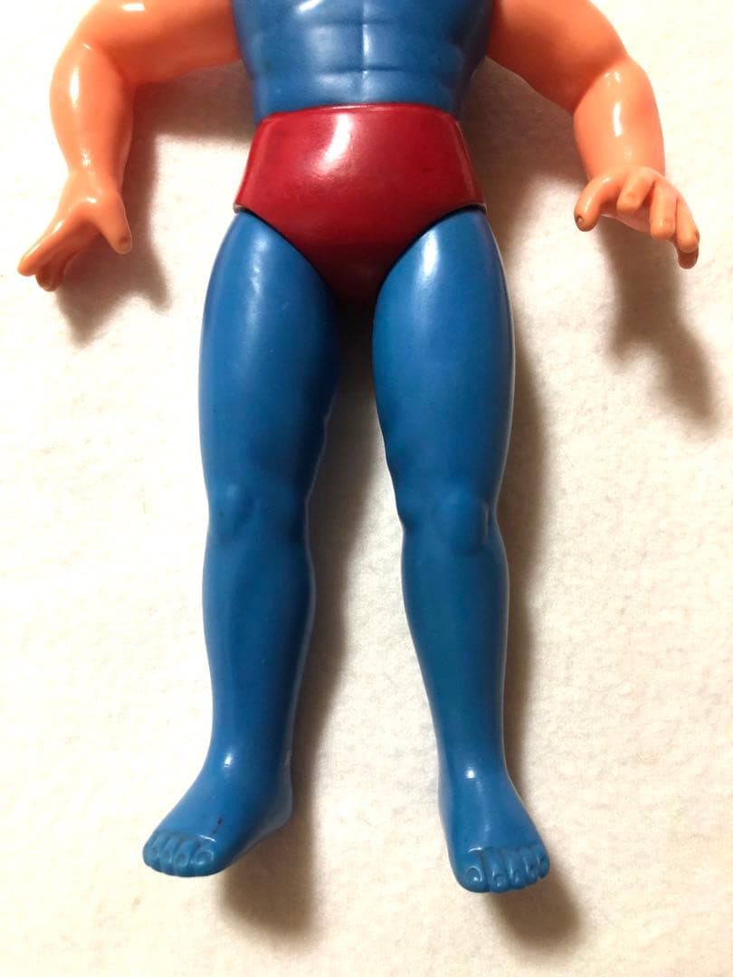 当時物 ソフビ 中嶋製作所 タイガーマスク ブラックバイソン 昭和 レトロ