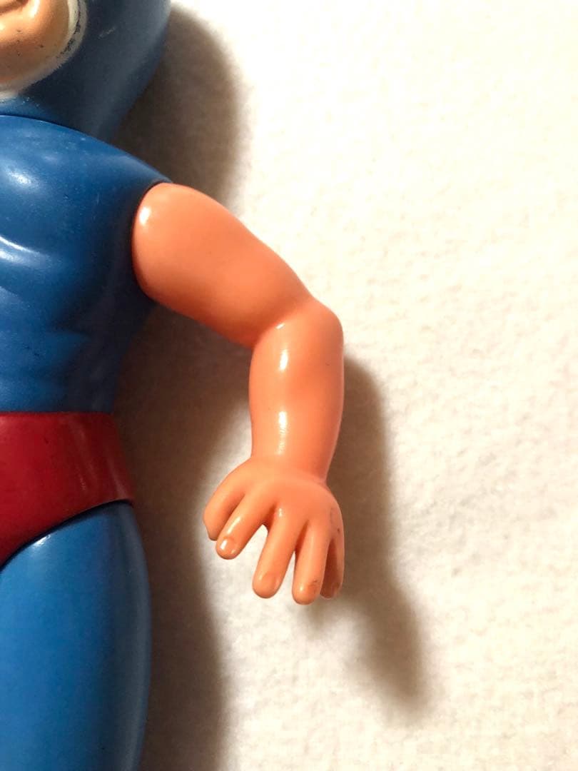 当時物 ソフビ 中嶋製作所 タイガーマスク ブラックバイソン 昭和 レトロ