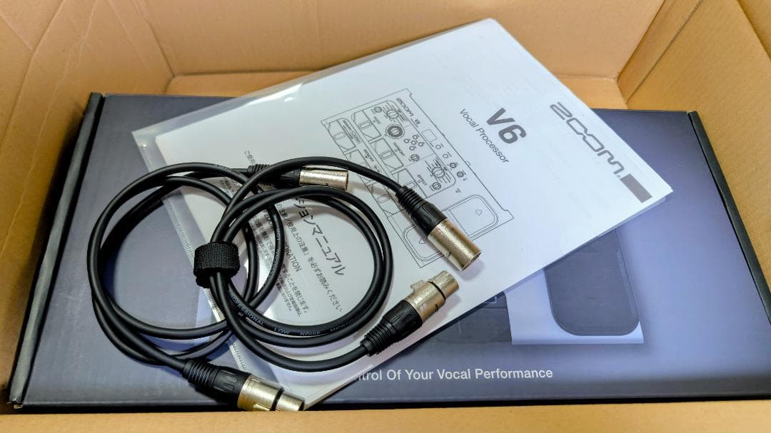 【ほとんど使わず】ZOOM V6 ボーカルエフェクター＋ACアダプター