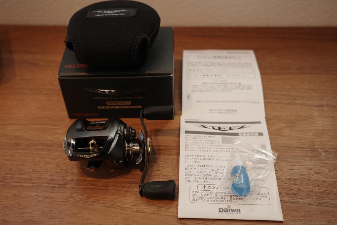 【美品】Steez 100HL ベイトリール 左ハンドル 中古