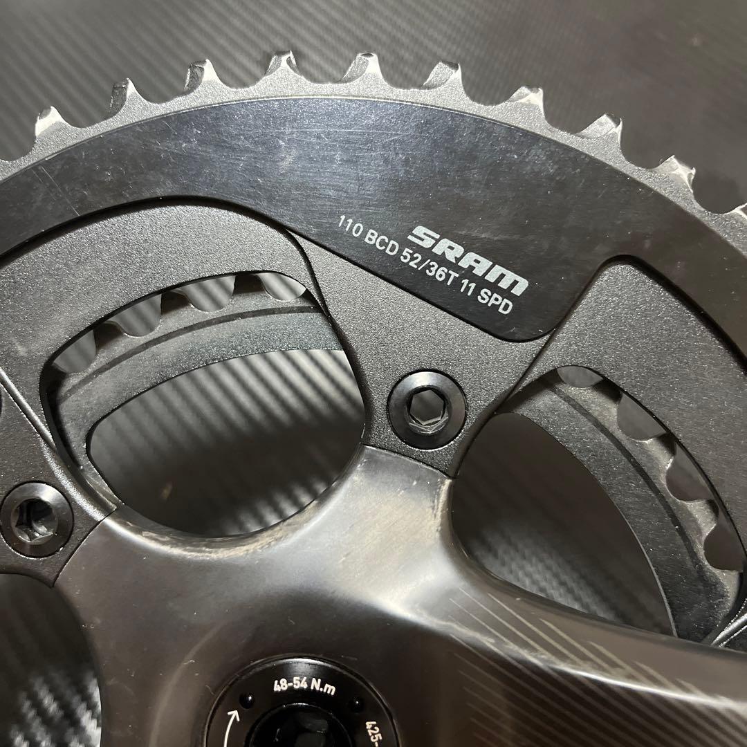 SRAM RED22 カーボンクランクセット 52-36 170mm PF30