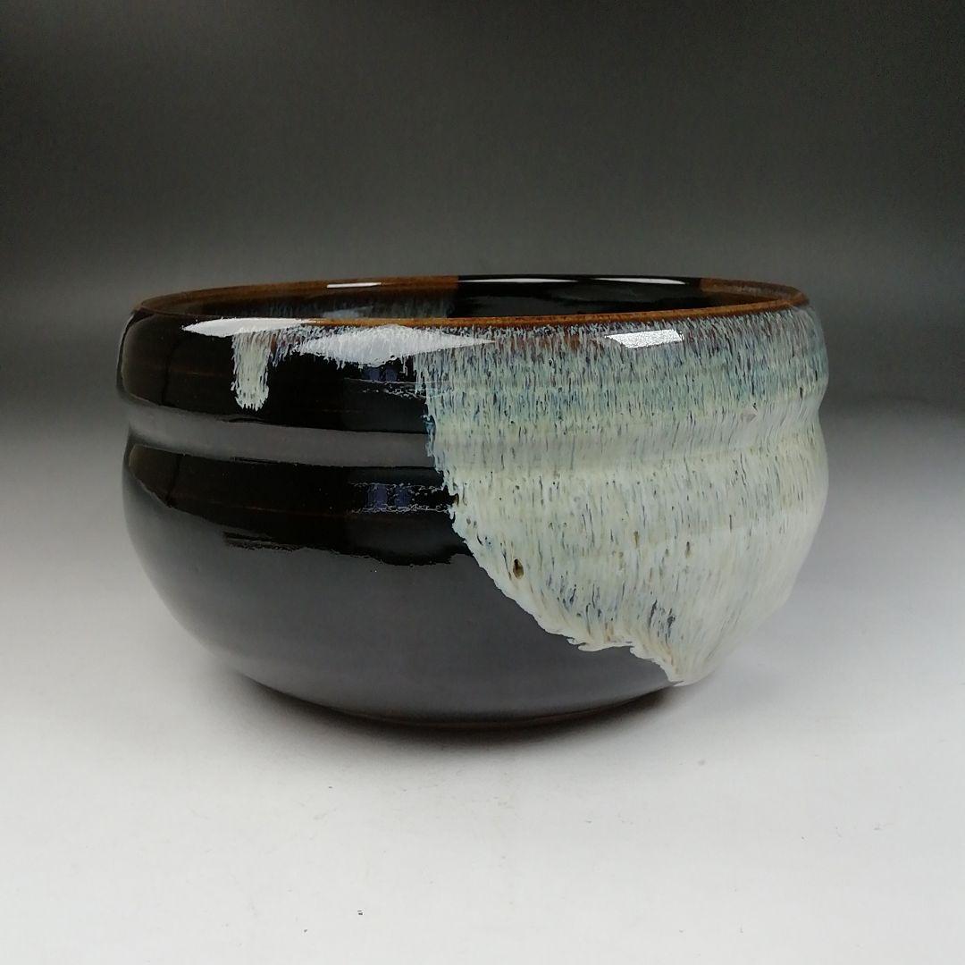 Ｗ３８　建水　『曜変　建水』『味舌隆司 造』　共箱　茶道具