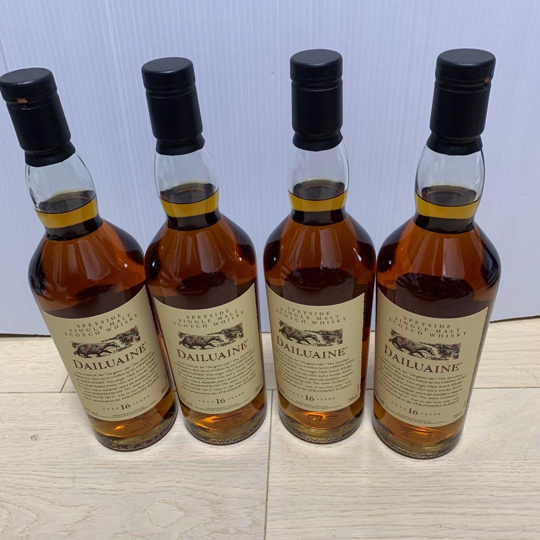 ダルユーイン16年　花と動物　四本　箱無し