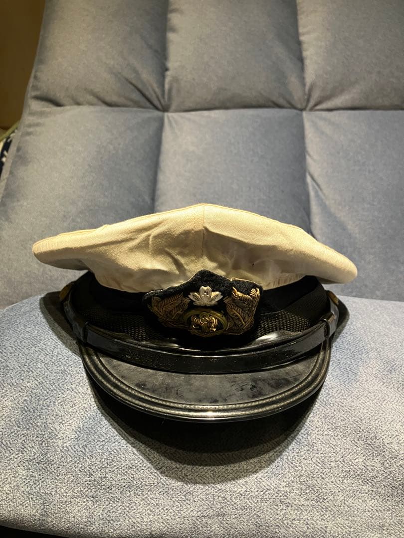 旧日本海軍 将校用 制帽 実物 ヴィンテージ 昭和10年代 サイズ60