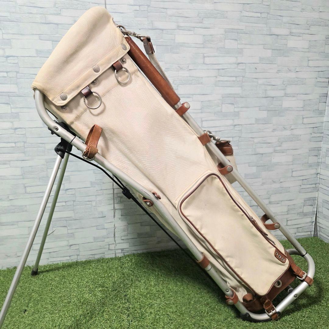 【希少】ミズノ フレームウォーカー × 木の庄帆布 キャディバッグ スタンド式