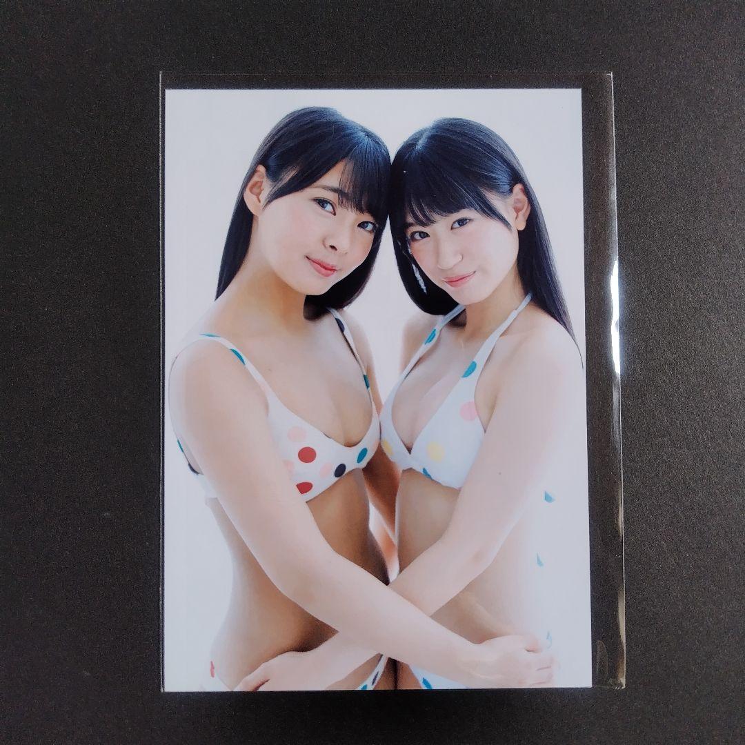 NMB48 山田寿々 上西怜 水着 生写真