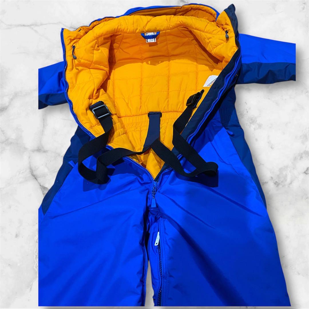 美品✨mont-bellスキーウェア１２０センチ 青 子供 キッズ