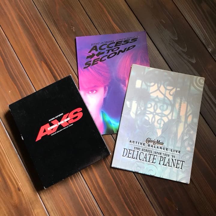 値下●access エターナルシンクビート＆ツアーパンフレット２冊セット