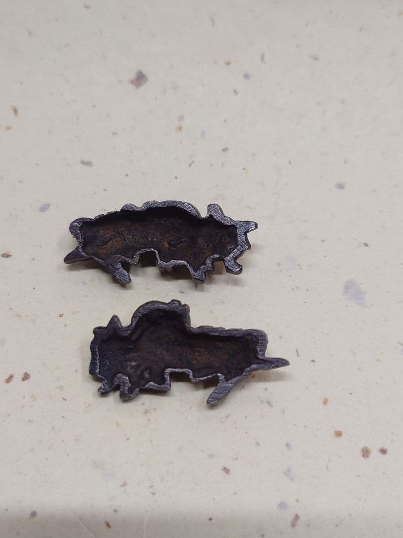 目貫、素銅地、馬引き図