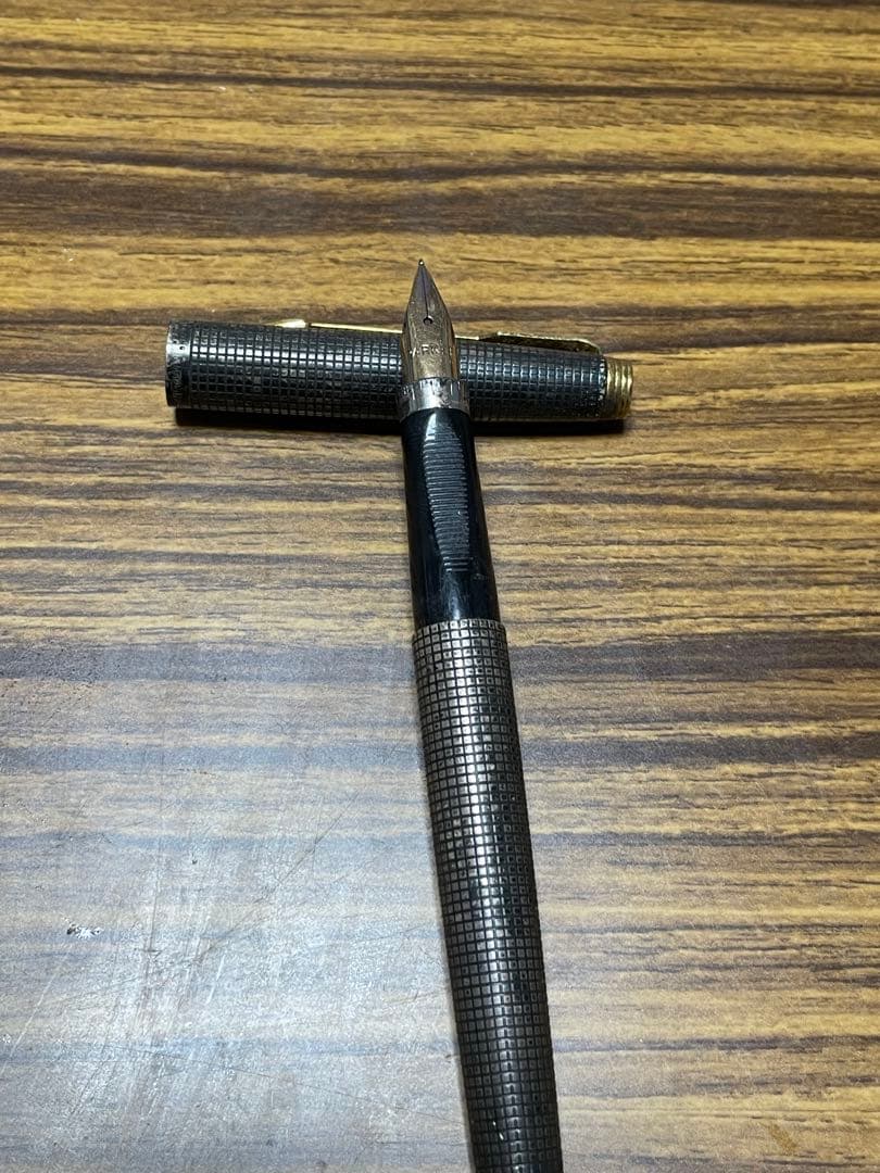 PARKER パーカー　スターリングシルバー万年筆　USA 14金ペン