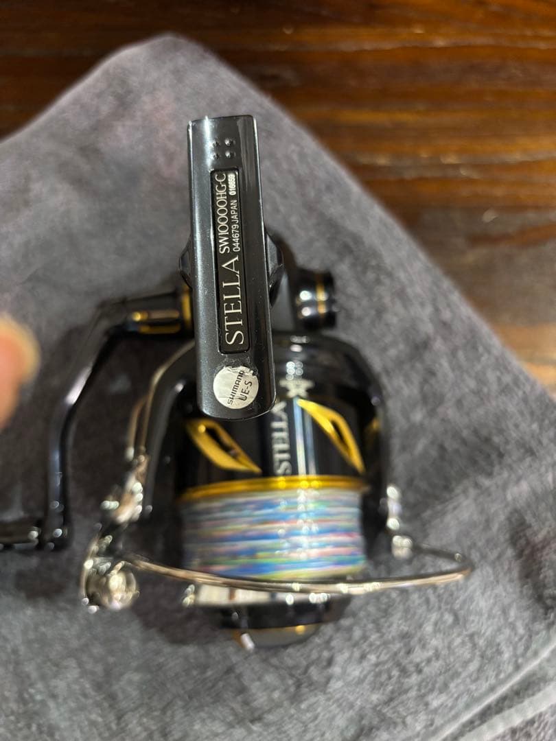 【極美品】シマノ　22ステラsw 10000hg 新品ゴメクサス　ハンドルノブ