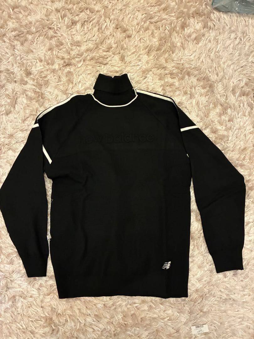 new balance ゴルフ　タートルネックニット　ブラック　サイズ5