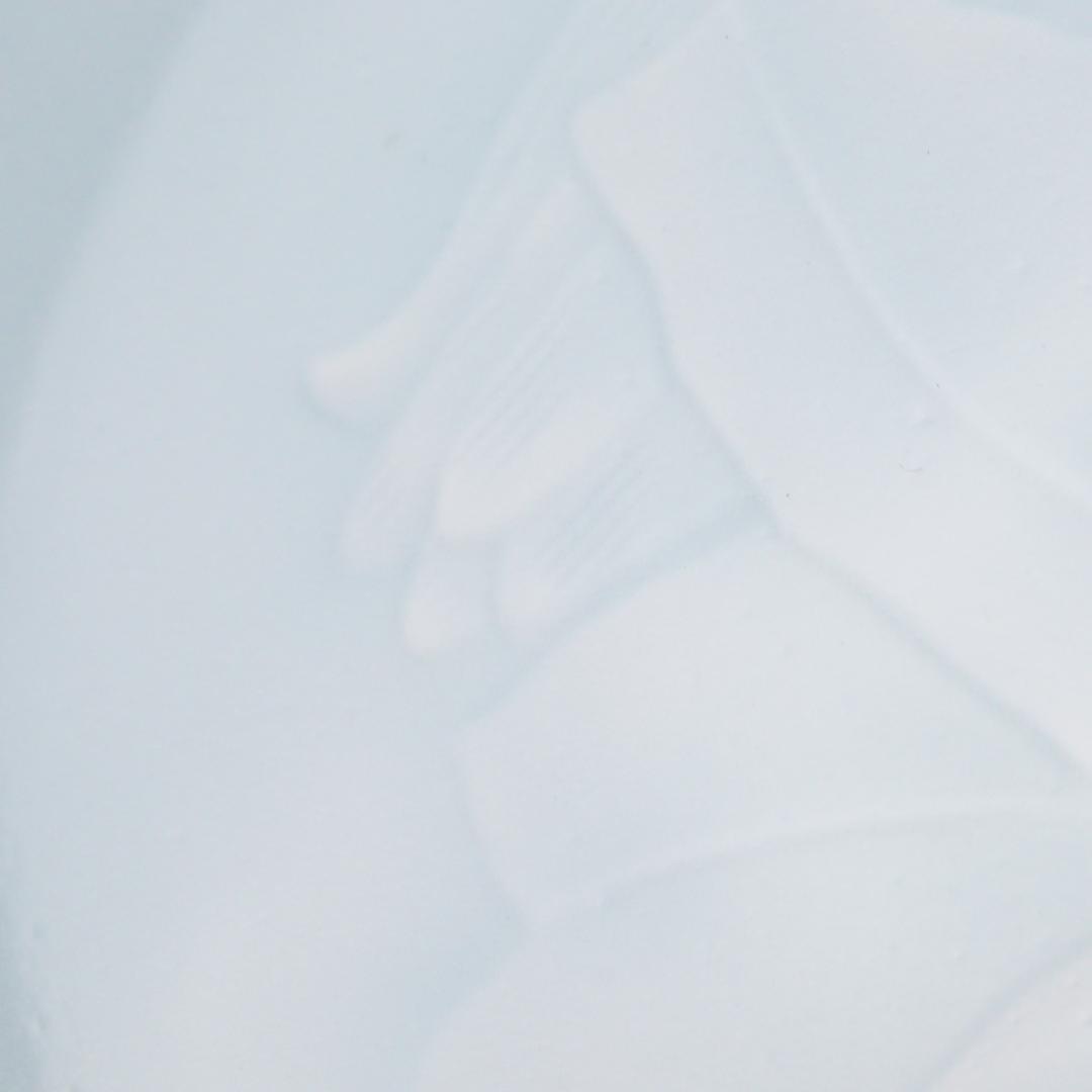 塚本快示 人間国宝 青白磁 百合文 皿 共布 共箱 未使用