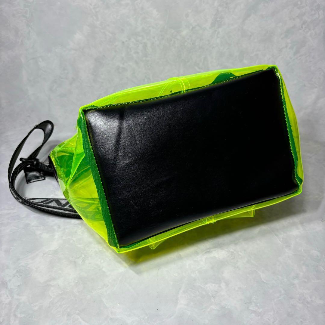 新品 ラッセルノ ゴルフ CLEAR CART BAG ラウンドバッグ イエロー