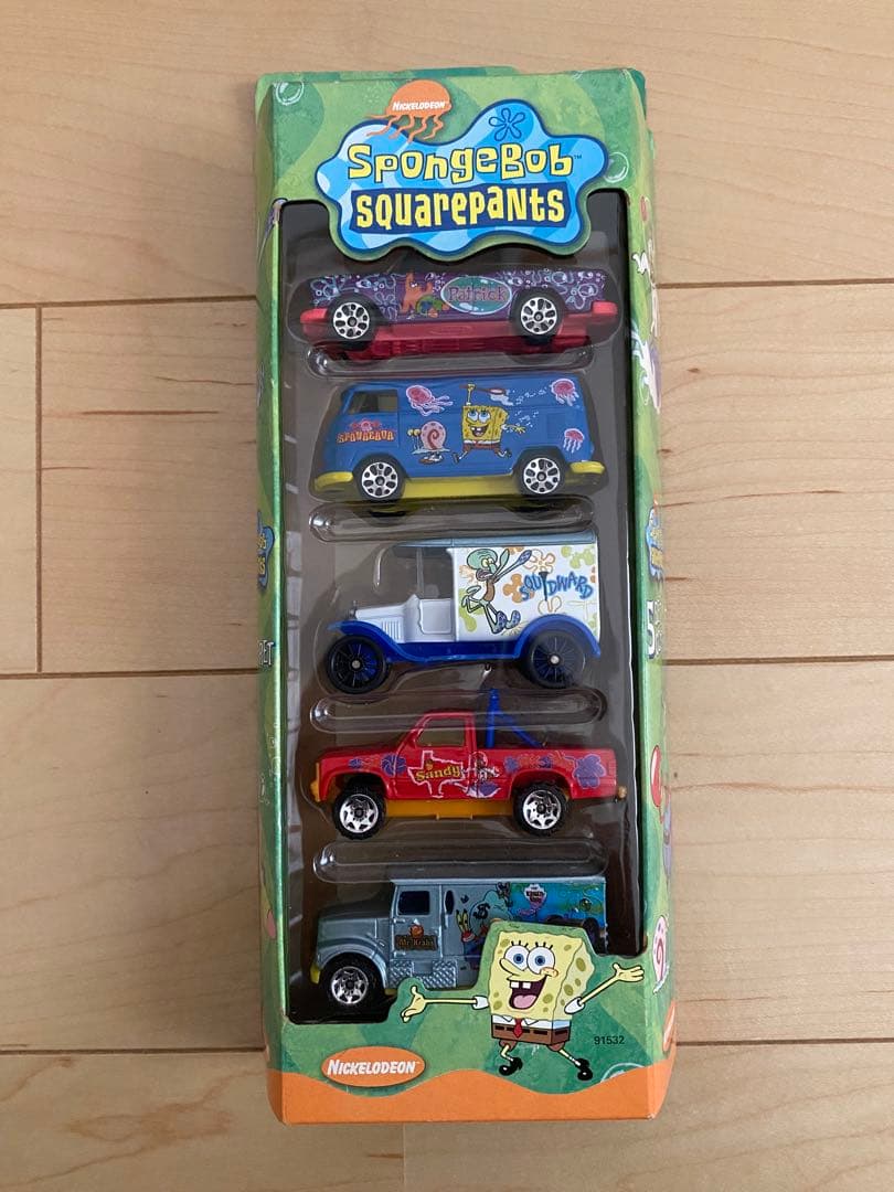 激レア！　2002年製MATCHBOX スポンジボブ　ミニカーセット