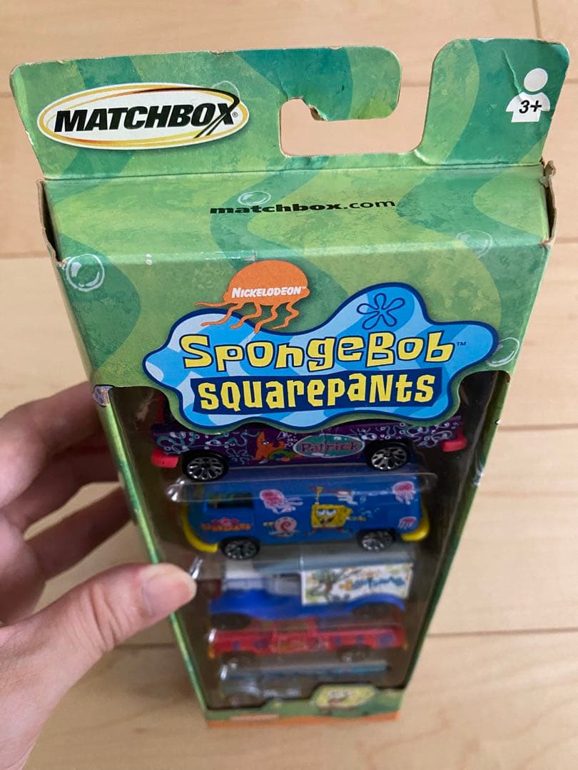 激レア！　2002年製MATCHBOX スポンジボブ　ミニカーセット