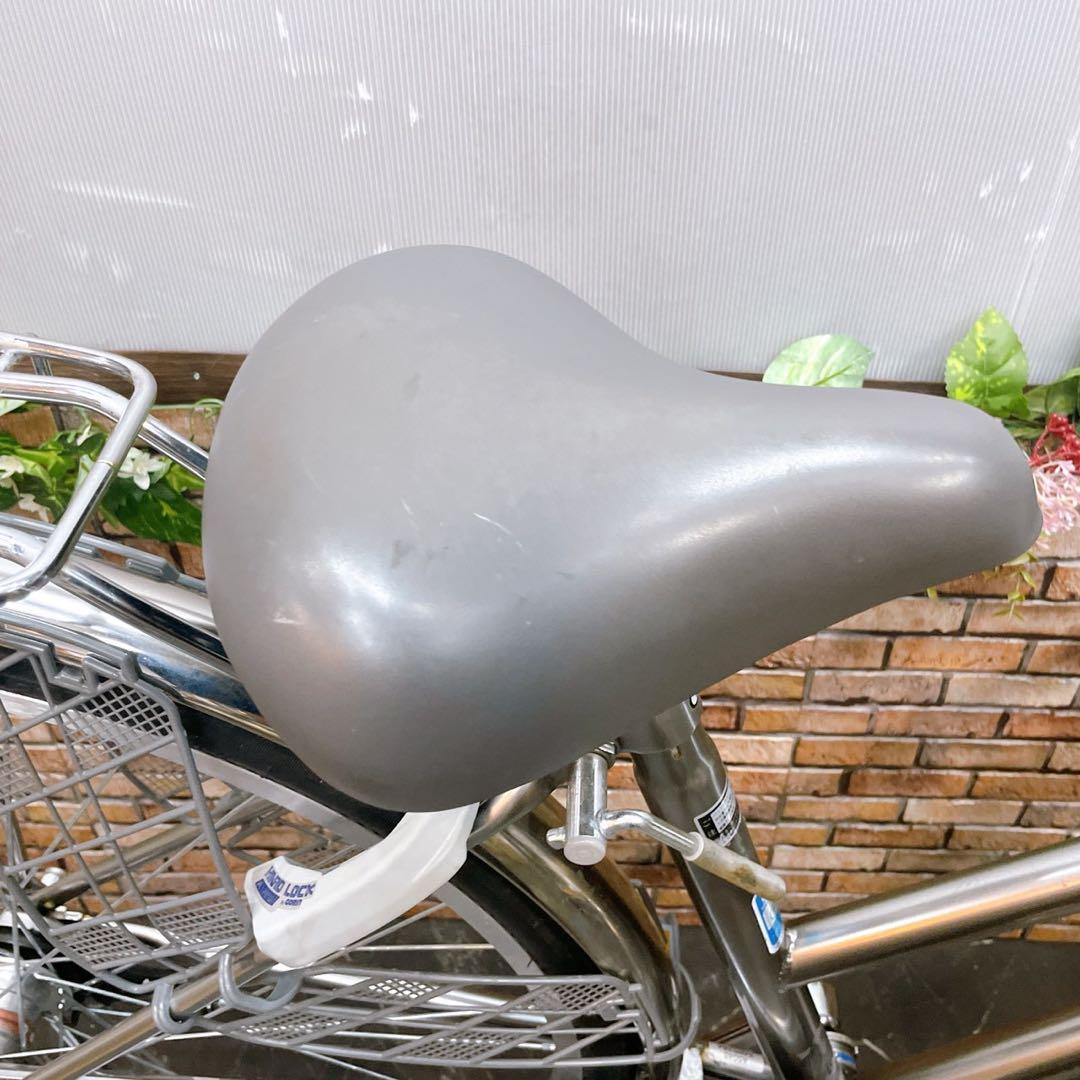 【87】一般車 シティー車 LUNERS シルバー 27インチ 内装変速付き