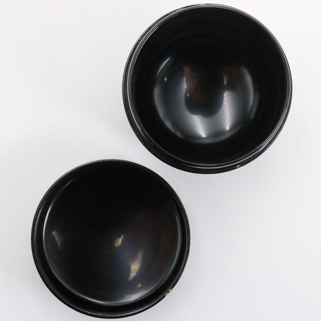 筑城良斉作 波塗 波千鳥 中棗 茶道具 共箱　V924　N7