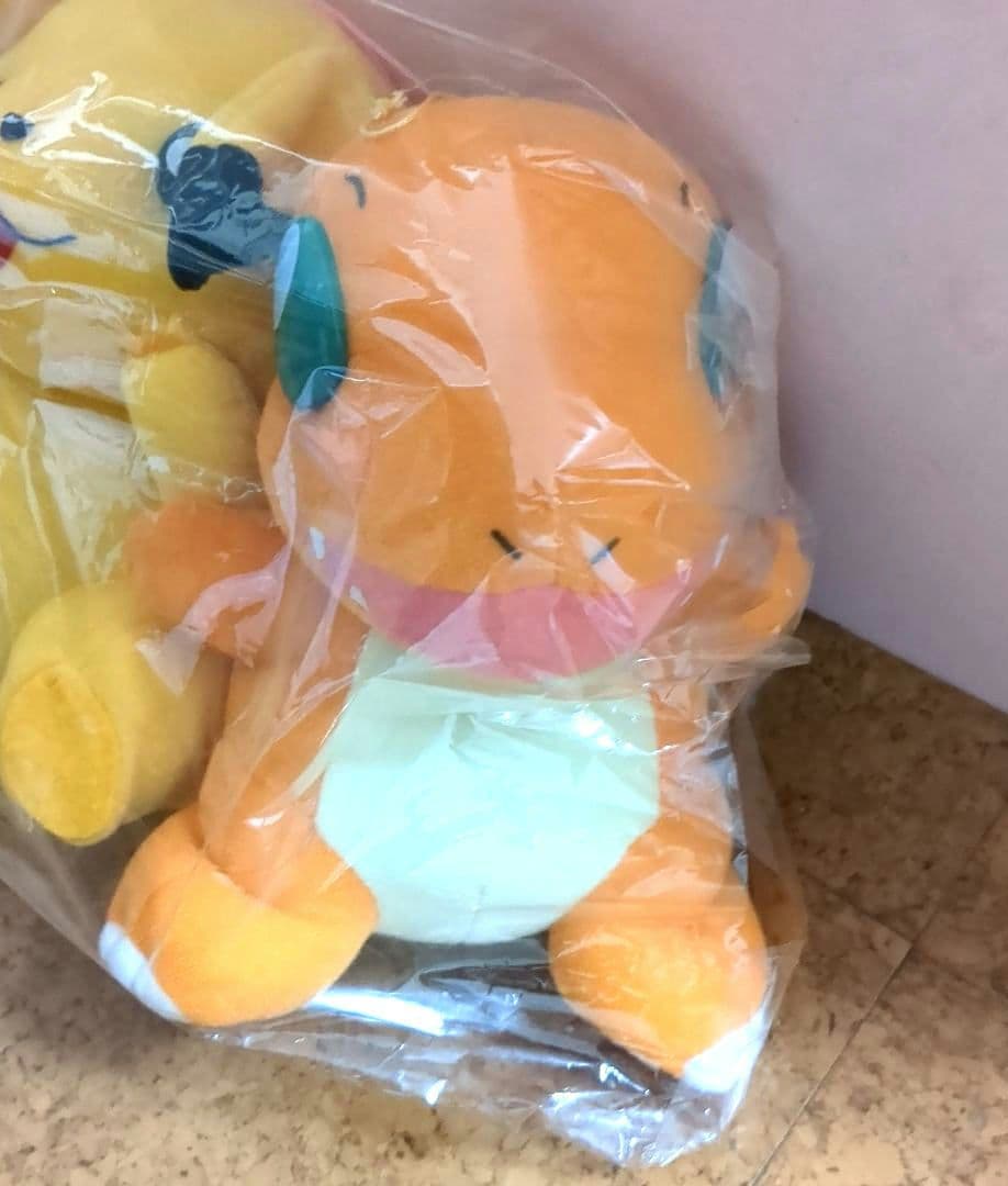 ポケモン　ぬいぐるみ　ピカチュウ　ヒトカゲ　ピッピ　初期　レトロ