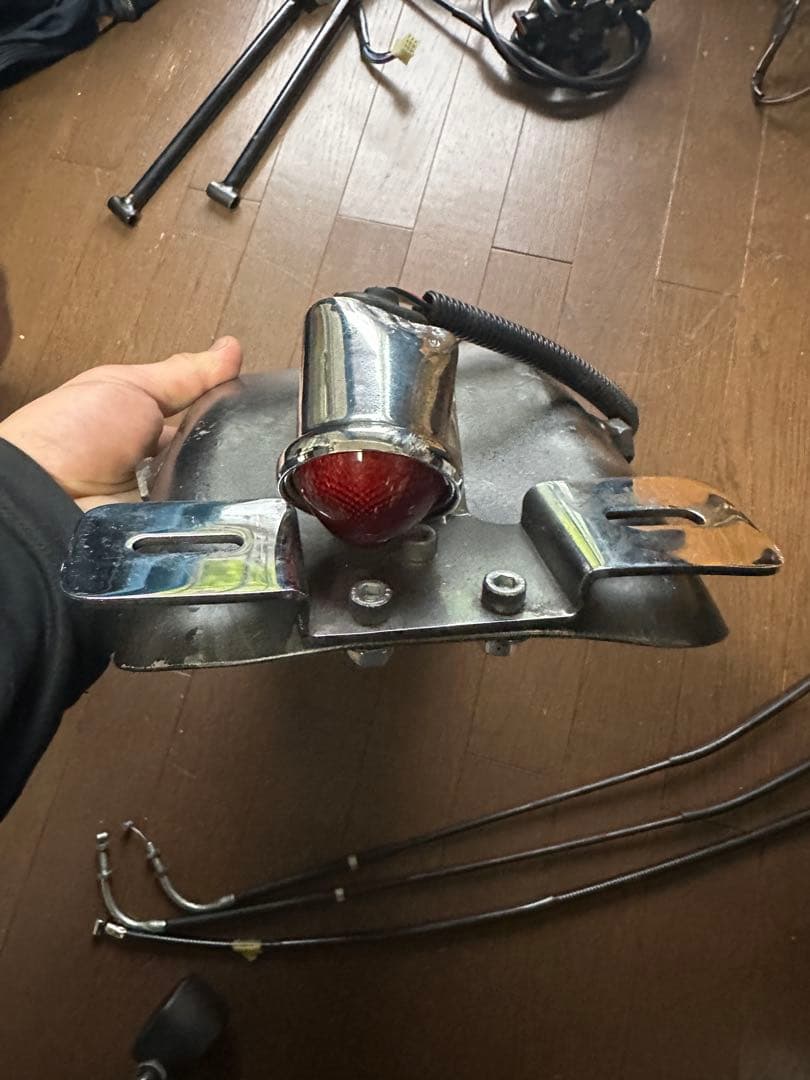 ドラックスター400フラットフェンダー