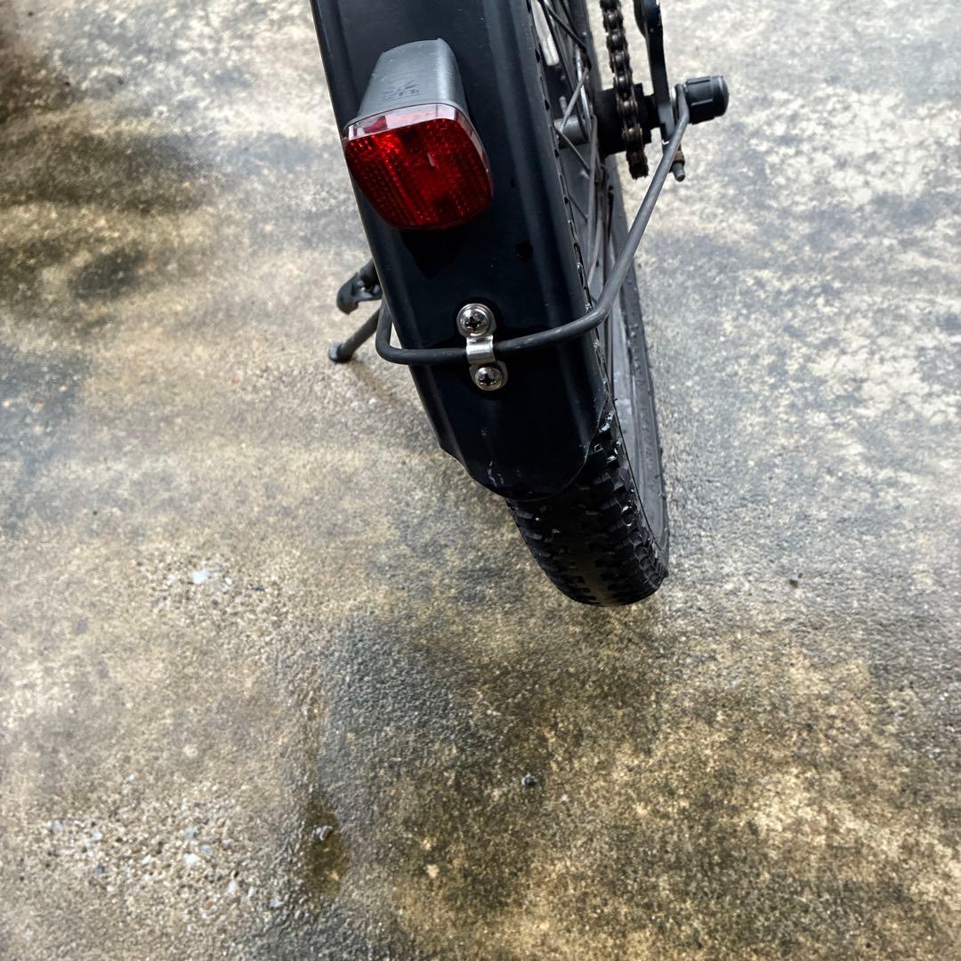 電動アシスト自転車 シティタイプ 黒