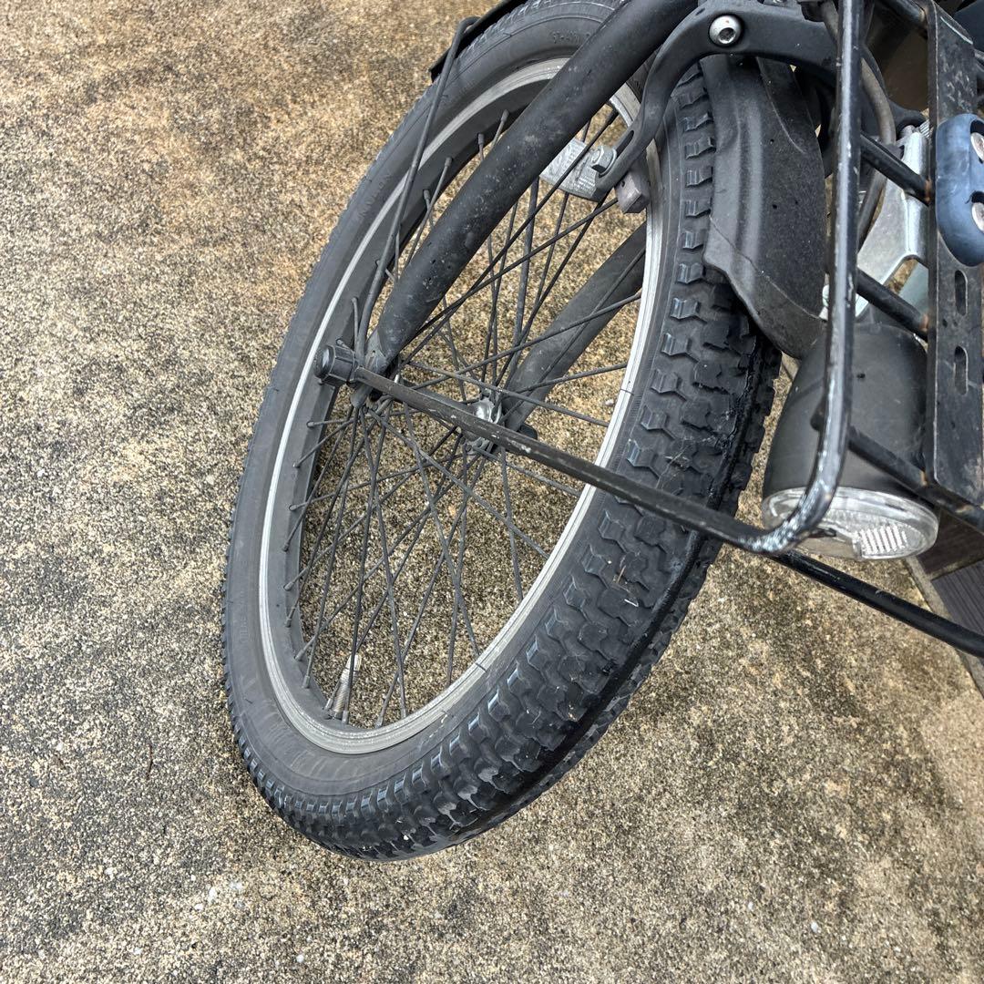 電動アシスト自転車 シティタイプ 黒