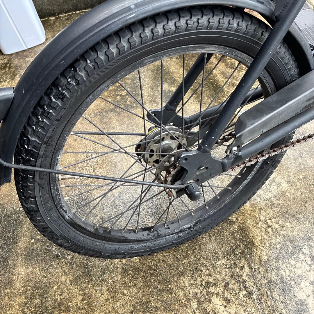 電動アシスト自転車 シティタイプ 黒