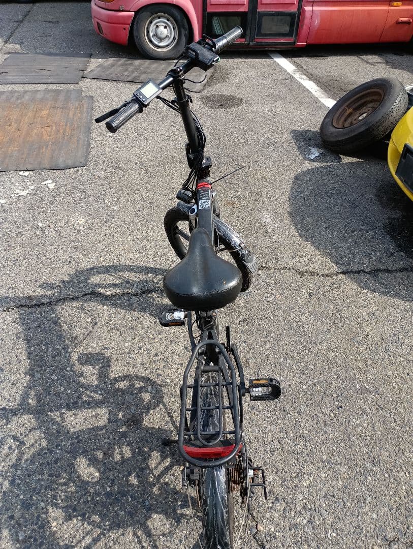 SAMEBIKE 折りたたみ自転車 黒 訳あり現状渡し部品取り、コメント必読