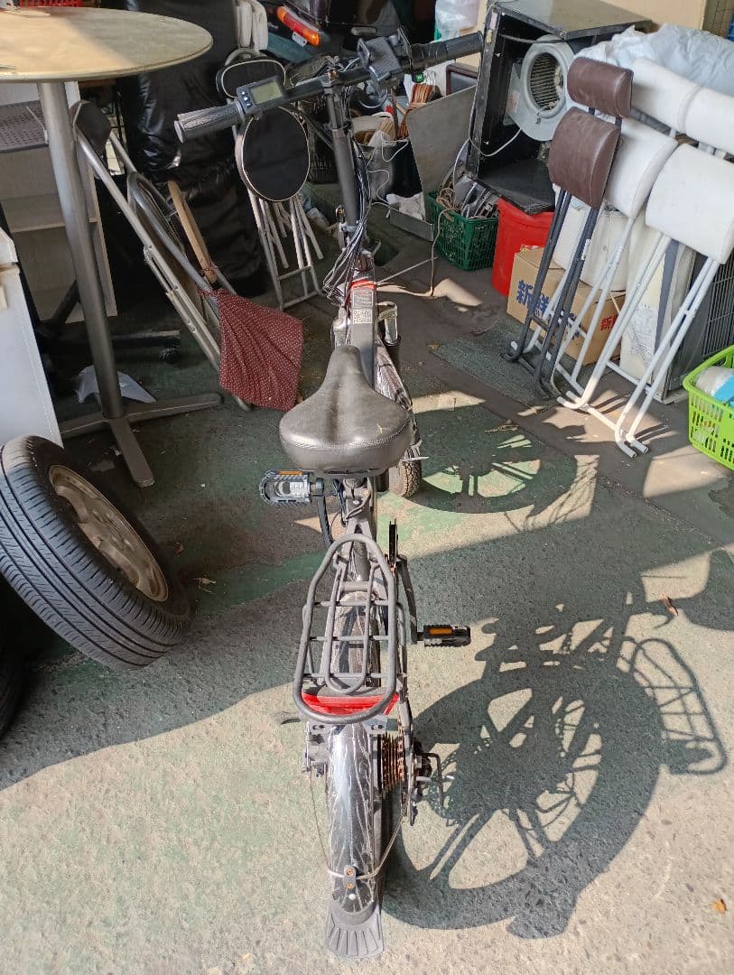 SAMEBIKE 折りたたみ自転車 黒 訳あり現状渡し部品取り、コメント必読