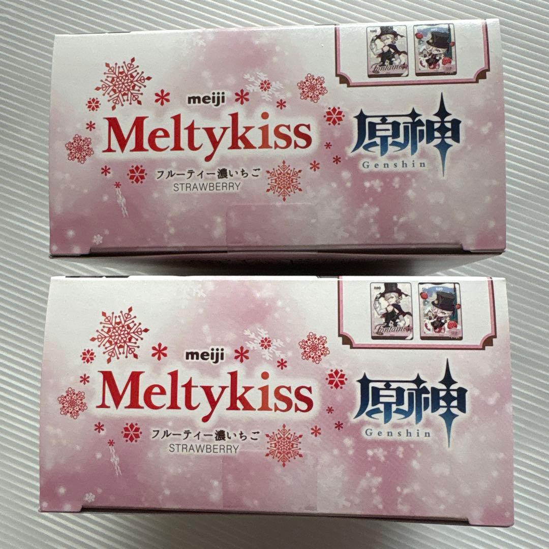 ローソン　原神 メルティーキッス 6箱セット　クリアカード入り　新品