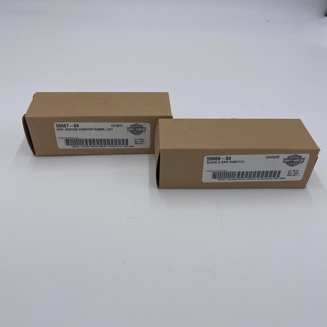 56667-04 - ハーレー純正 グリップ 細型 左右セット