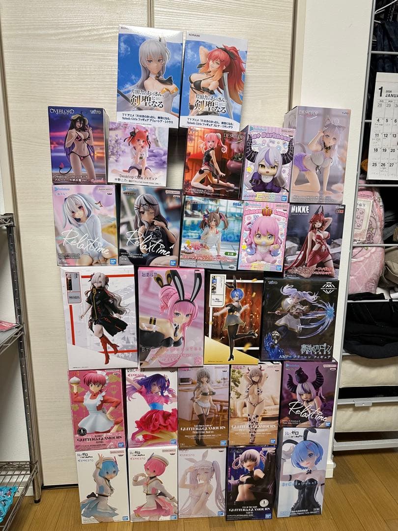 美少女フィギュア　26体セット　リゼロ　ホロライブ　アーリャ　アルベド