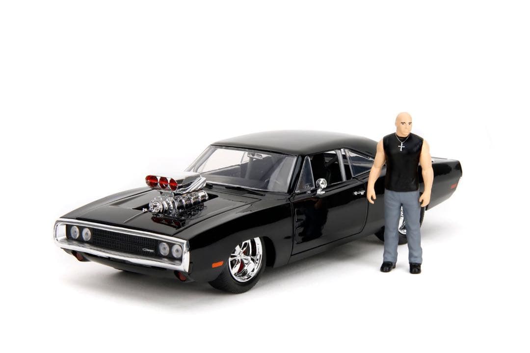 jada toysワイルドスピード スープラ/チャージャーフィギュア付きセット