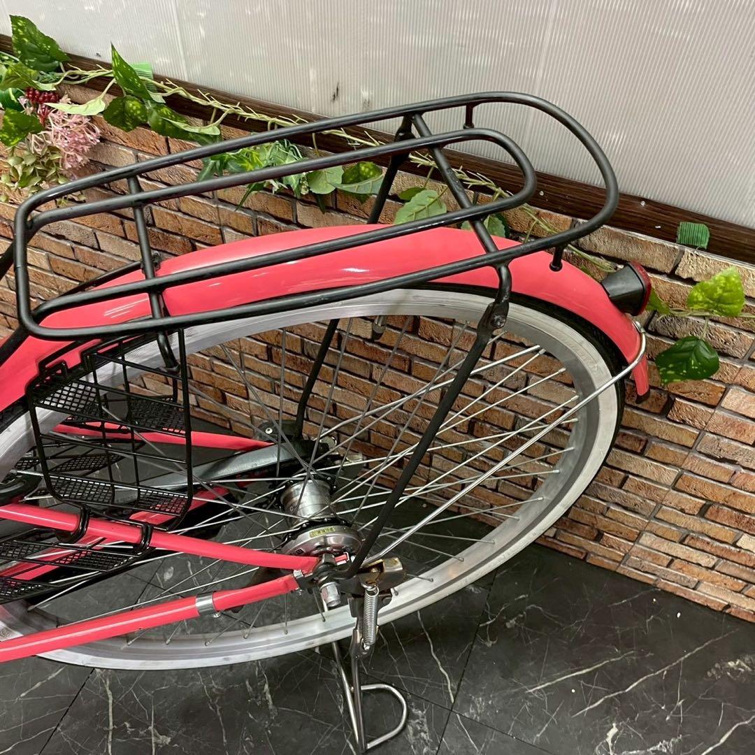 【102】一般車 ママチャリ CARG ピンク 26インチ 内装変速付き