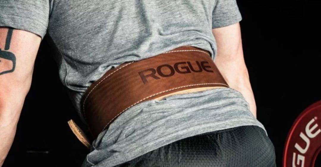 ★新品未使用 ROGUE レザー トレーニング・パワーベルト S