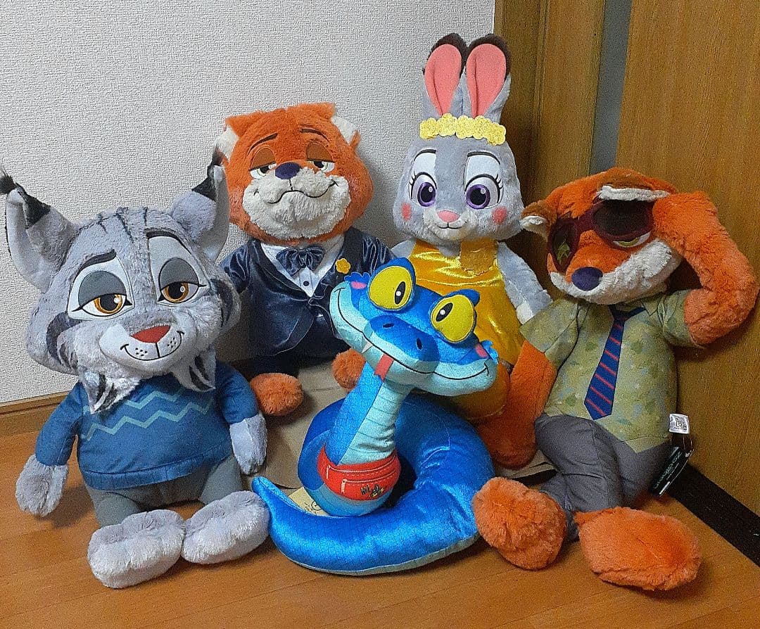 【ズートピア2】ニック ジュディ ゲイリー パウバート◆新品ぬいぐるみ