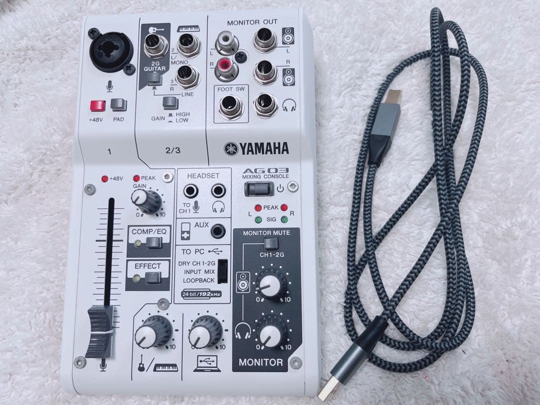 YAMAHA AG03 ミキシングコンソール USB