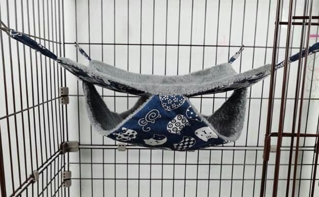 小動物用ハンモック あったか ベッド 年中使える ハムスター フェレットブランコ