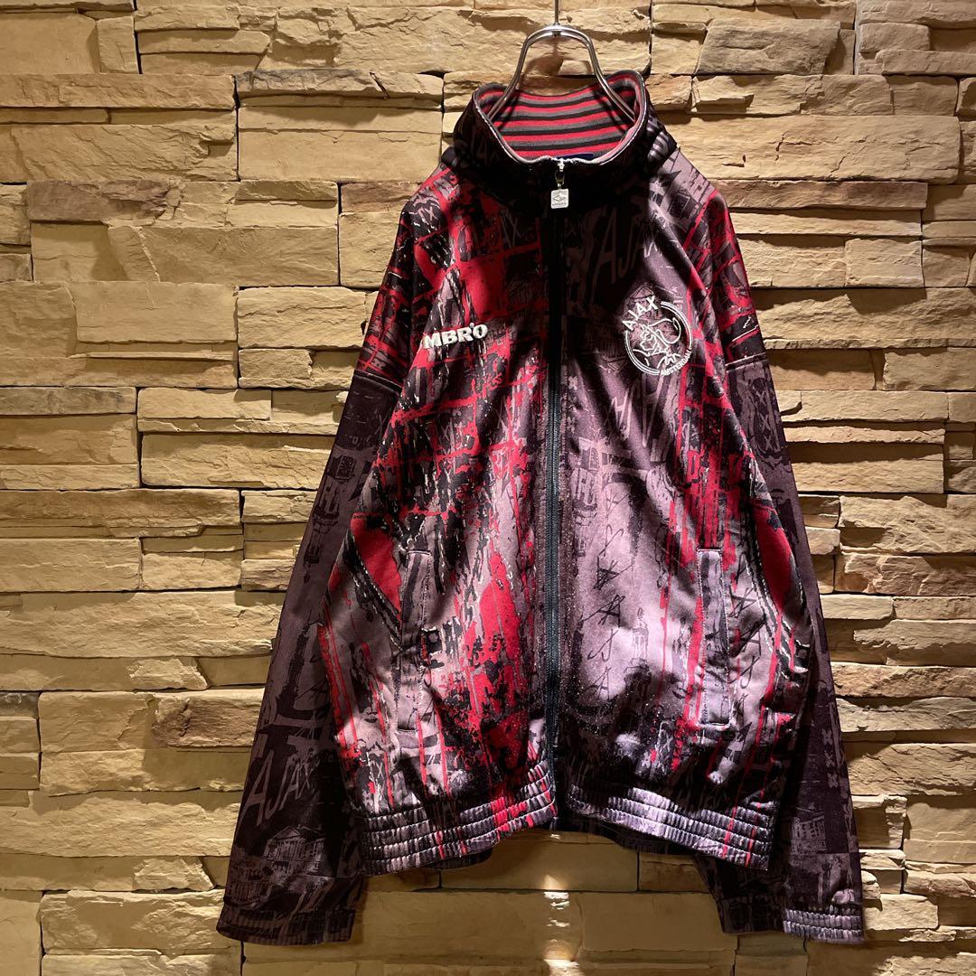 【極レア】90s'/UMBRO×AJAXアヤックス/トラックジャケット/M