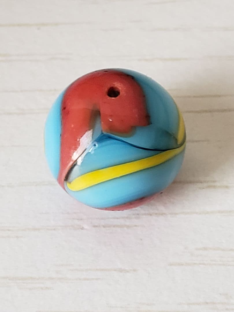 ヴィンテージ　ビー玉　スーパーマンマーブル　Peltier