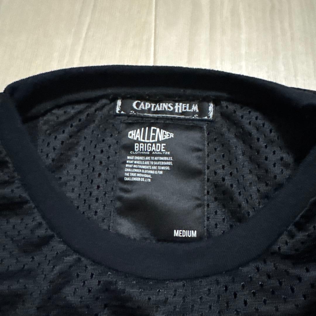 激レアCHALLENGER captains helm ダブルメッシュTシャツM