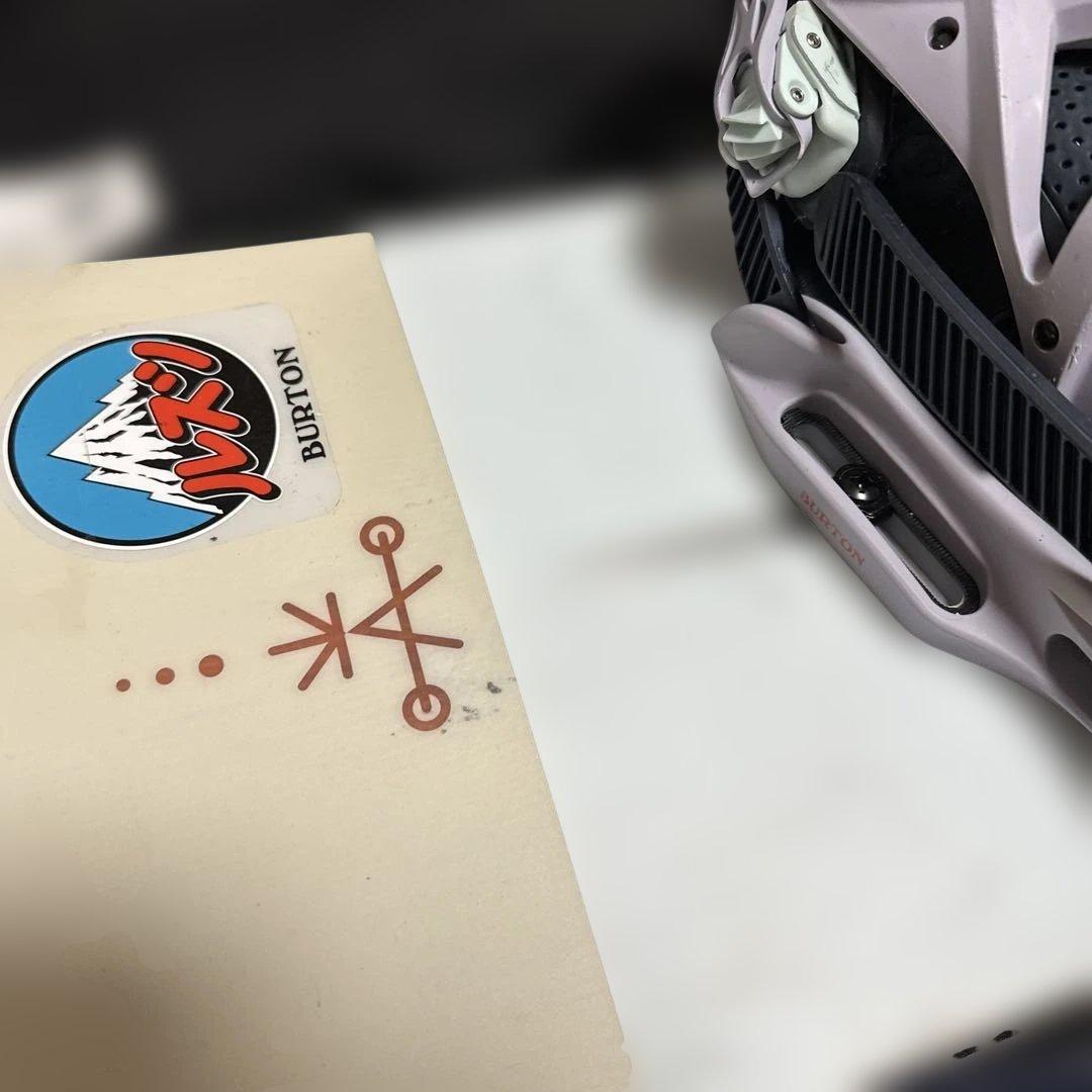 Burton スノーボード バインディング付き